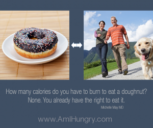 How many calories do you need to burn to eat _______?