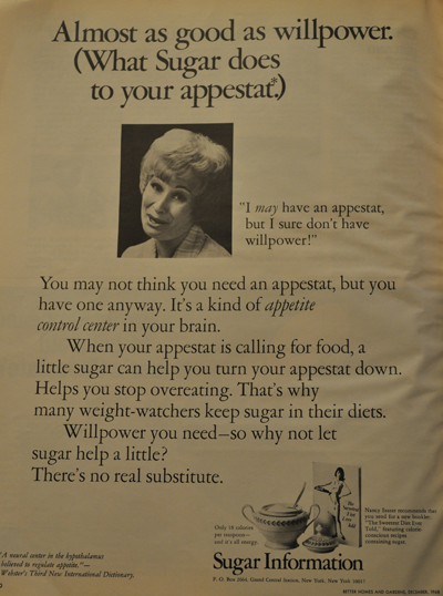 Vintage Weight Loss Advice: Sugar Helps You Lose Weight