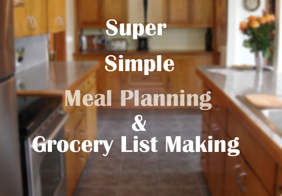 Easy Peasy Grocery List