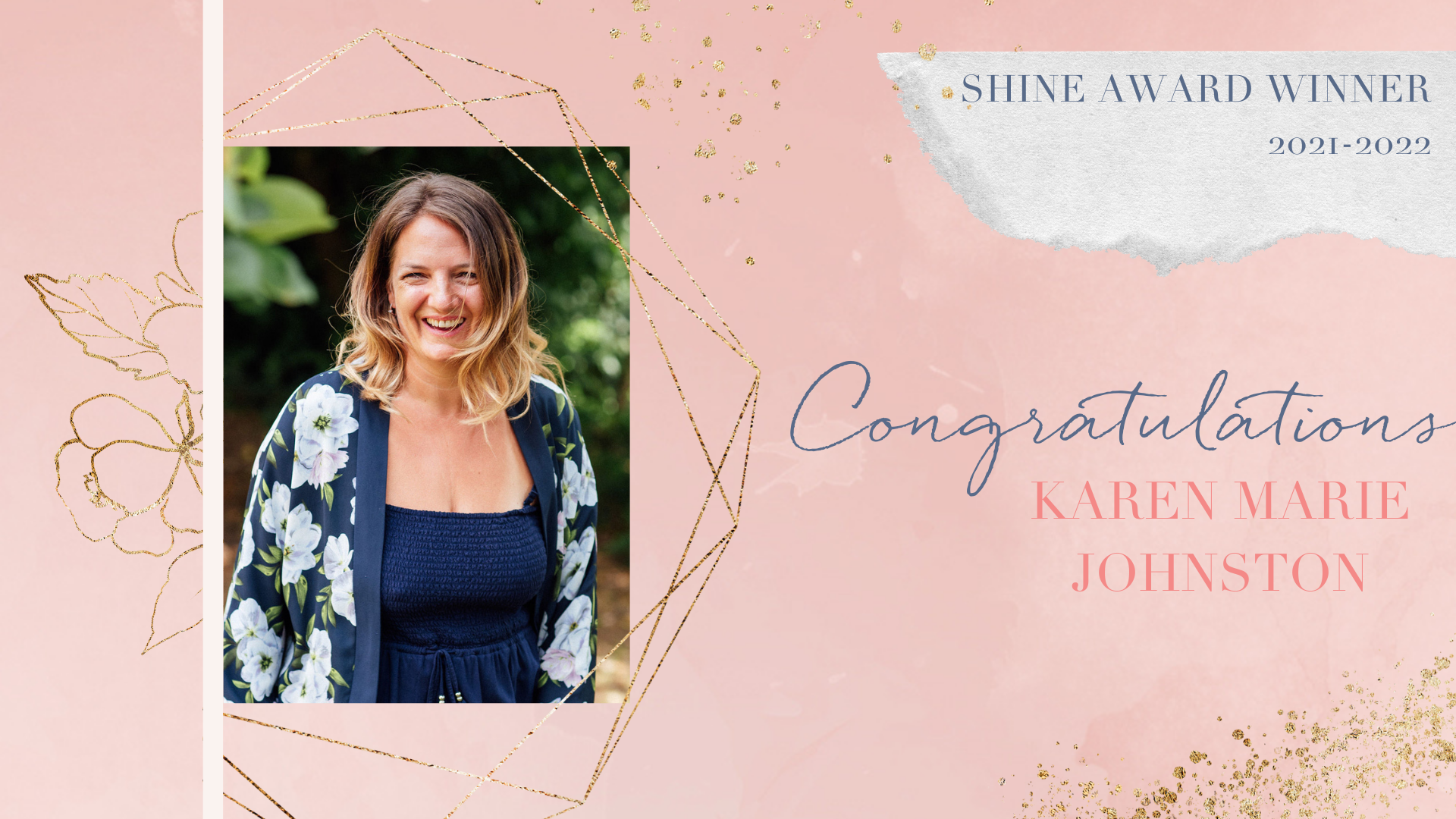 Karen Marie Johnston – 2021-2022 Shine Award Winner